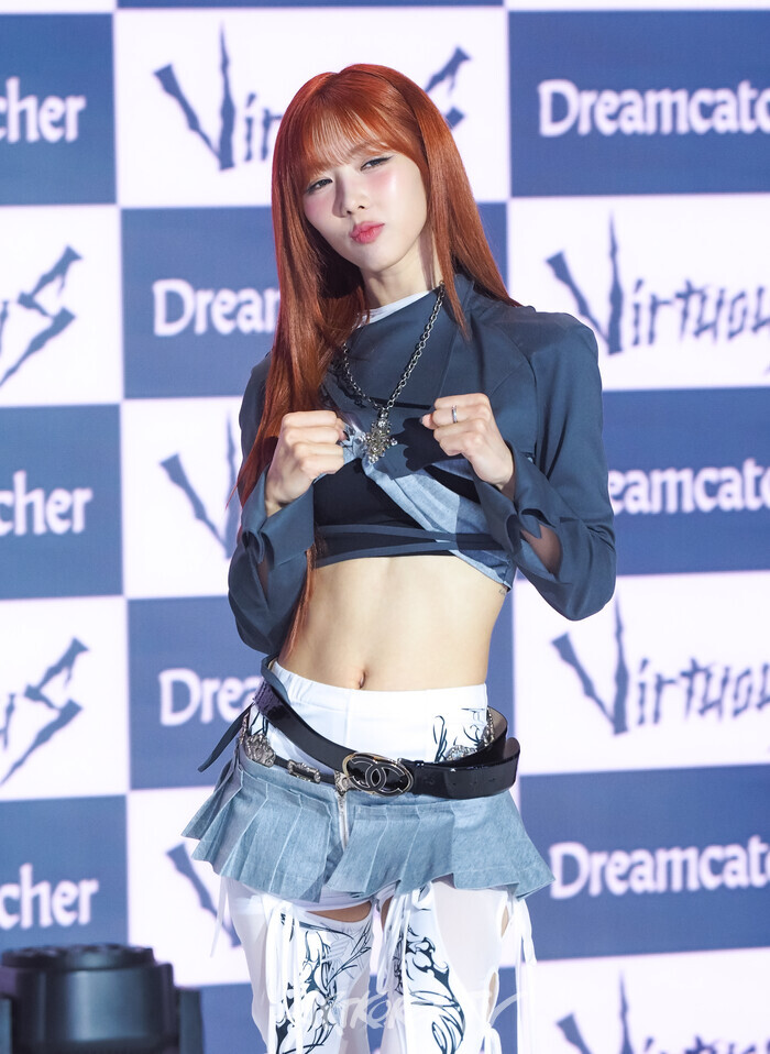 드림캐쳐 열 번째 미니 앨범 '버추어스'(VirtuouS) 발매 기념 쇼케이스. 2024.07.10 사진 ⓒ아트코리아방송 이용선 기자