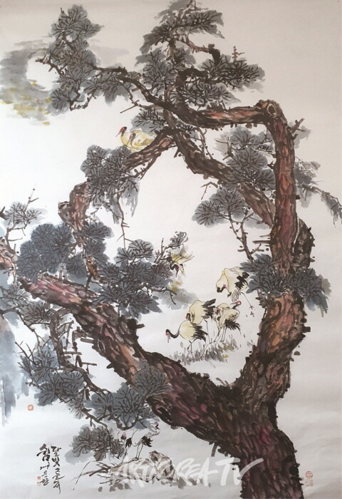 '2024 호연지기 한국화 大作展' 전시작품