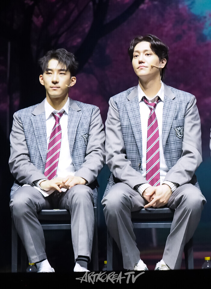 뮤지컬 '4월은 너의 거짓말'프레스콜(와타리 료타 역 조환지, 김진욱) 2024.07.04 사진 ⓒ아트코리아방송 이용선 기자