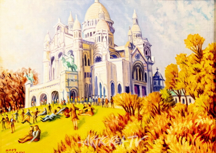 안승완 파리 노틀담의 사원 뒷면