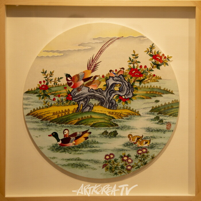 장명옥 궁중화조도