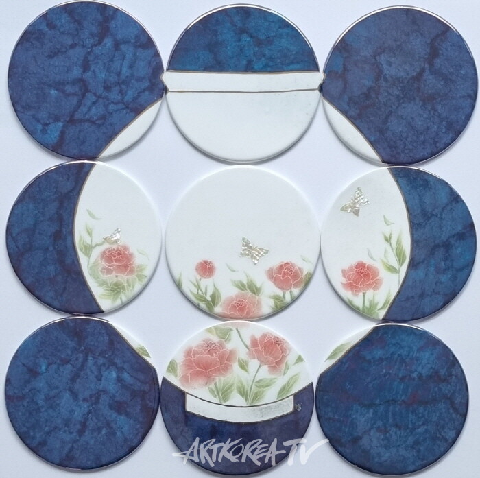 도자회화 김미경 작가, '달항아리의 행복' 초대 개인전