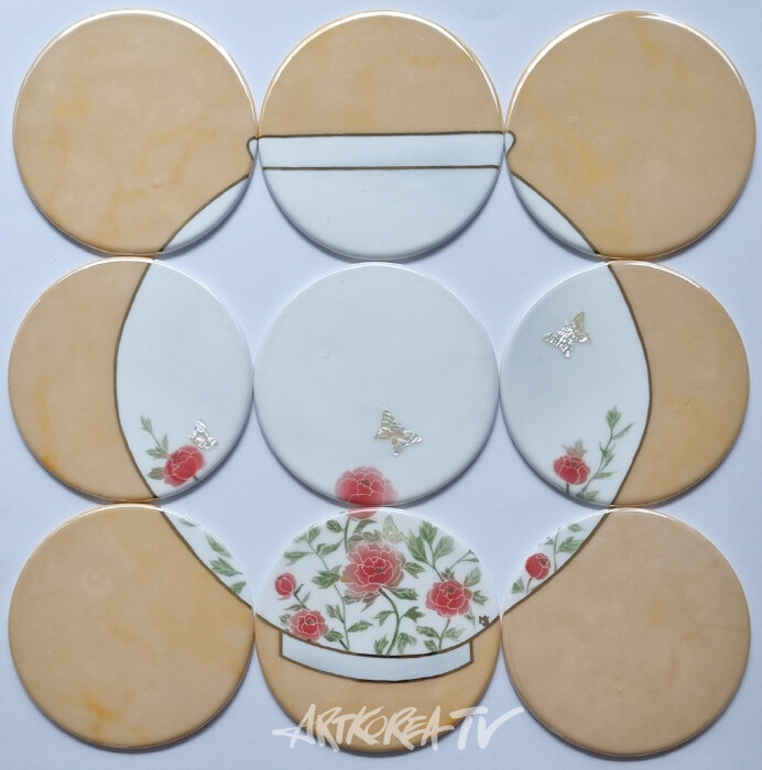 도자회화 김미경 작가, '달항아리의 행복' 초대 개인전