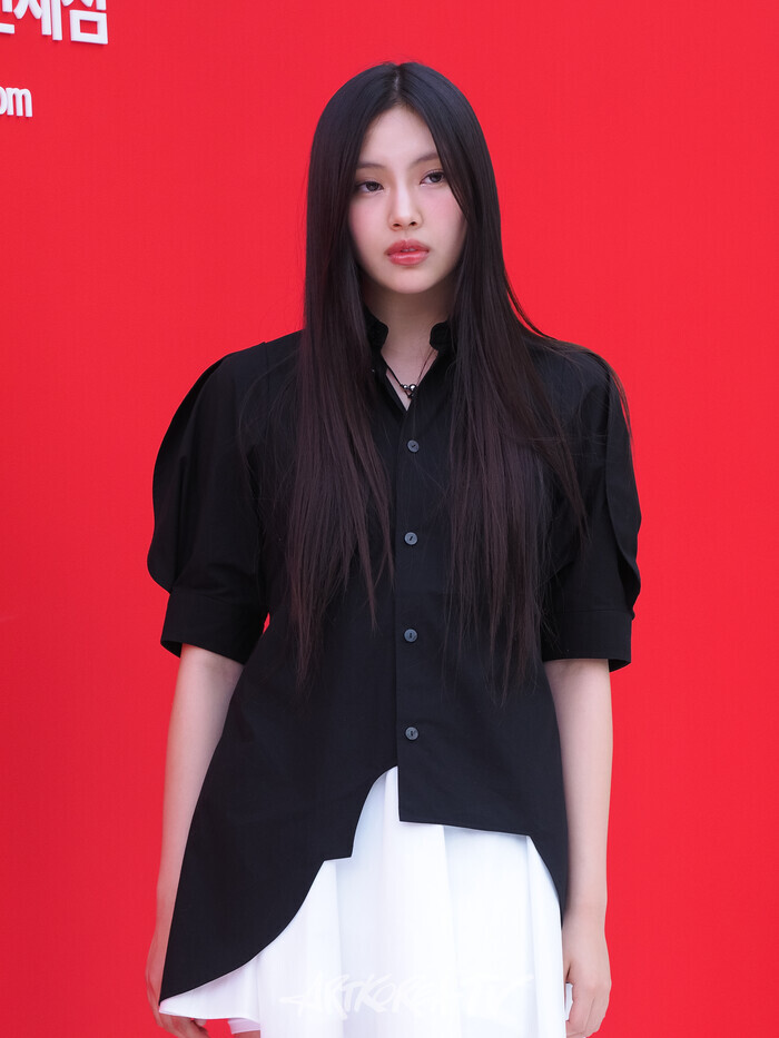 뉴진스 현대백화점면세점 동대문점 '에브리데이 현데이'(EVERYDAY HYUNDAY) 기념 포토월 행사(혜인) 2024.08.01 사진 ⓒ아트코리아방송 이용선 기자​