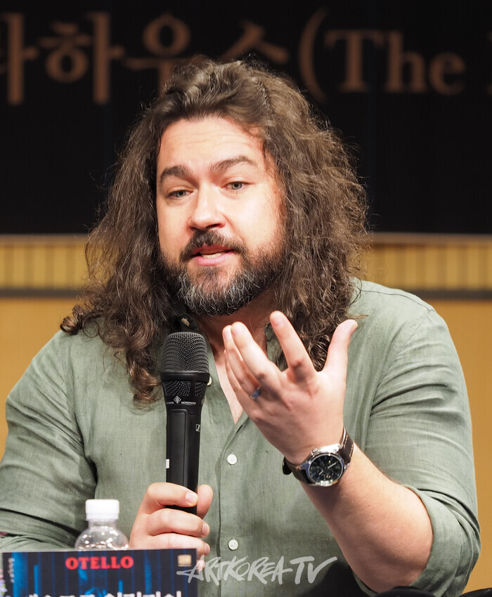 오페라 '오텔로' 기자간담회(오텔로 역 테오도르 일린카이) 2024.08.05 사진 ⓒ아트코리아방송 이용선 기자​