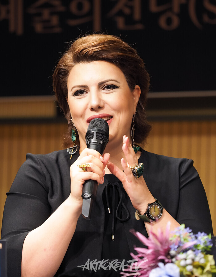 오페라 '오텔로' 기자간담회(데스데모나 역 흐라추히 바센츠) 2024.08.05 사진 ⓒ아트코리아방송 이용선 기자​