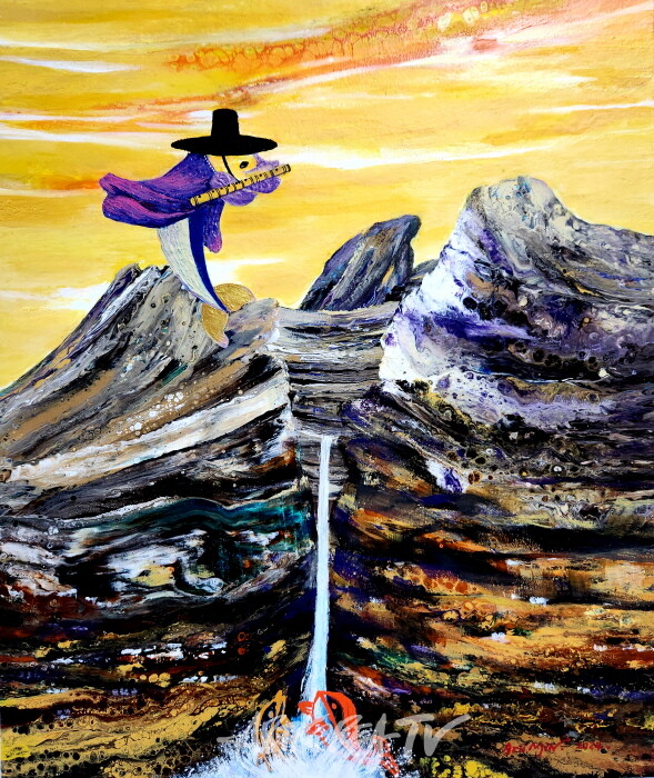 민경숙 작가 '제3회 아트코리아국제미술대전' Secret Town 미술상