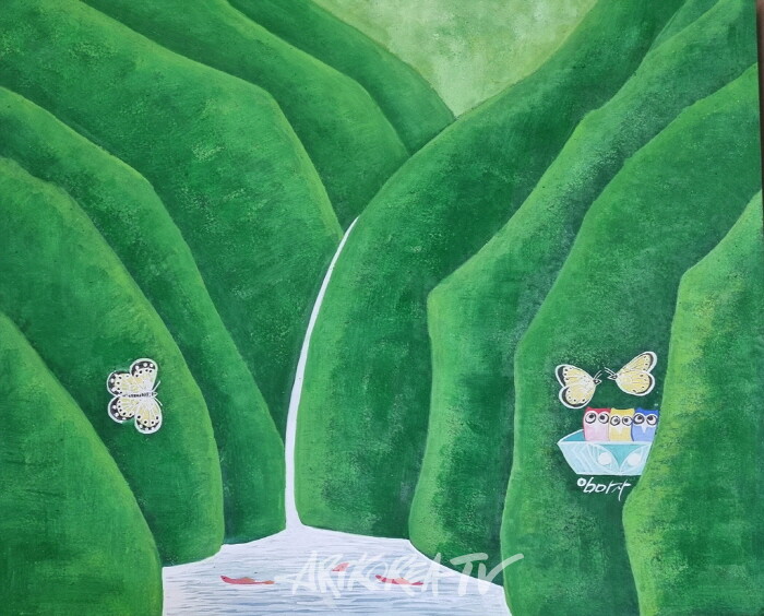 임미자 작가, 일본 교토부립미술관에서 '한,일거장 교류전'