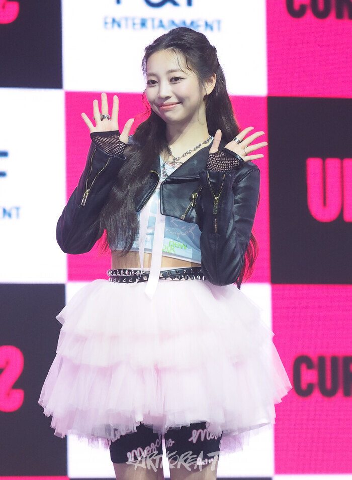 유니스(UNIS) 첫 번째 싱글 앨범 '큐리어스'(CURIOUS) 발매 기념 쇼케이스(나나) 2024.08.06 사진 ⓒ 아트코리아방송 이용선 기자​