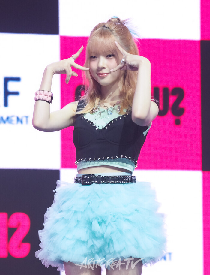 유니스(UNIS) 첫 번째 싱글 앨범 '큐리어스'(CURIOUS) 발매 기념 쇼케이스(코토코) 2024.08.06 사진 ⓒ 아트코리아방송 이용선 기자​