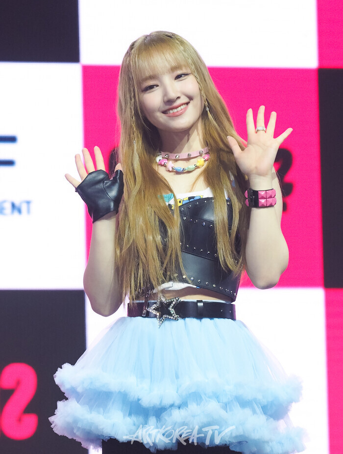 유니스(UNIS) 첫 번째 싱글 앨범 '큐리어스'(CURIOUS) 발매 기념 쇼케이스(방윤하) 2024.08.06 사진 ⓒ 아트코리아방송 이용선 기자​