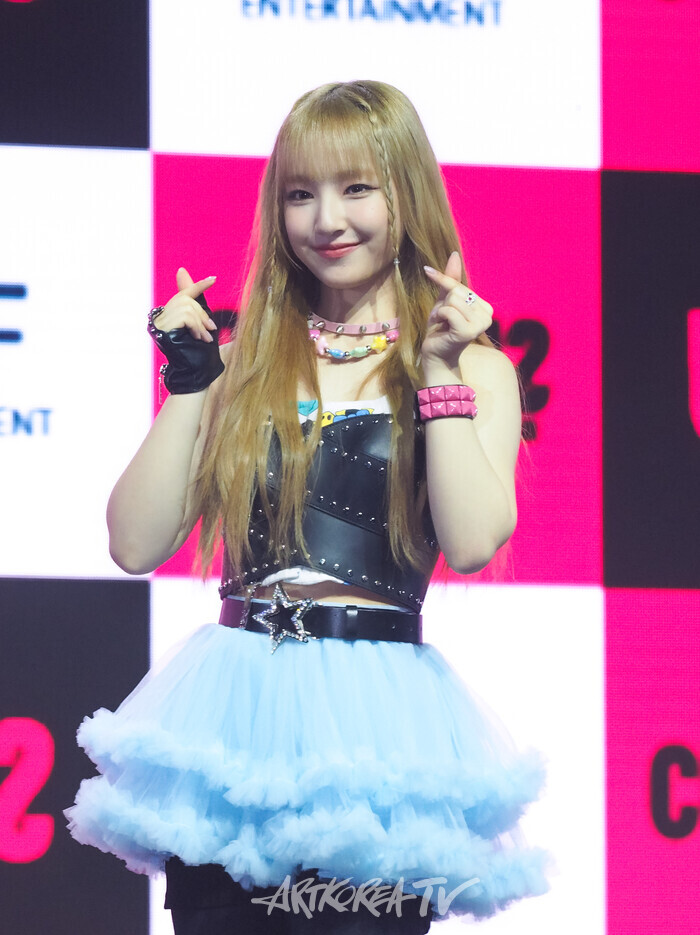 유니스(UNIS) 첫 번째 싱글 앨범 '큐리어스'(CURIOUS) 발매 기념 쇼케이스(방윤하) 2024.08.06 사진 ⓒ 아트코리아방송 이용선 기자​