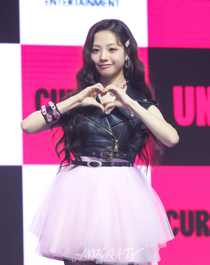 유니스(UNIS) 첫 번째 싱글 앨범 '큐리어스'(CURIOUS) 발매 기념 쇼케이스(임서원) 2024.08.06 사진 ⓒ 아트코리아방송 이용선 기자​