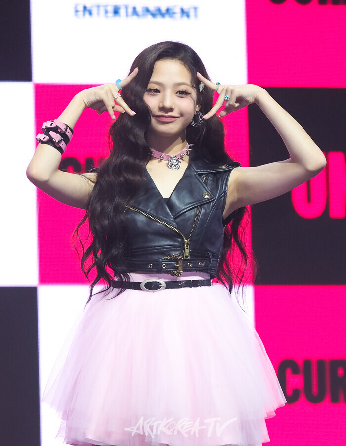 유니스(UNIS) 첫 번째 싱글 앨범 '큐리어스'(CURIOUS) 발매 기념 쇼케이스(임서원) 2024.08.06 사진 ⓒ 아트코리아방송 이용선 기자​