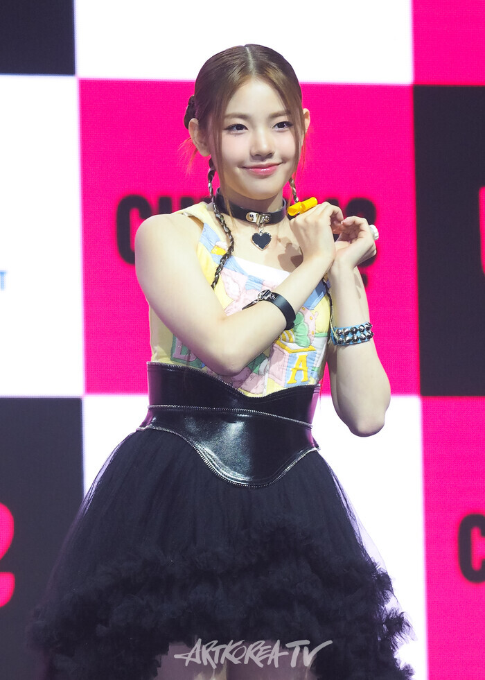 유니스(UNIS) 첫 번째 싱글 앨범 '큐리어스'(CURIOUS) 발매 기념 쇼케이스(오윤아) 2024.08.06 사진 ⓒ 아트코리아방송 이용선 기자​