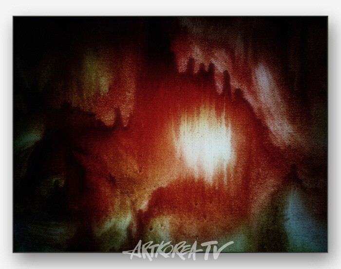 천레이, 热寂 과열 정지상태, 디지털회화, 4호 변형사이즈, 캔버스에 에틸렌, 2023