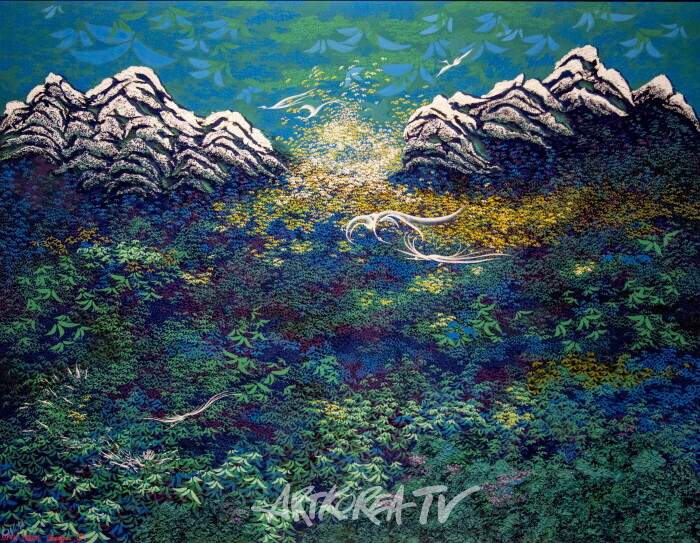 최승애 풀점묘법 '몽유도원도 500년, 그 이후'전