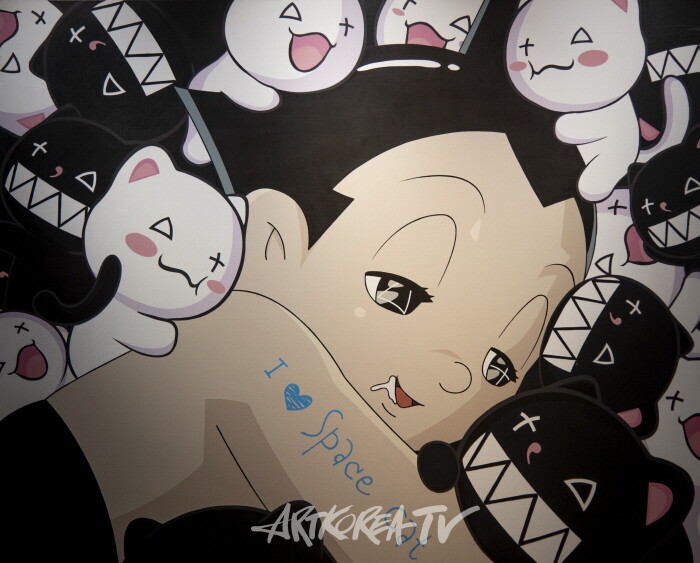 Nancy Lang, 팝아트 고양이 'Bubble Coco'