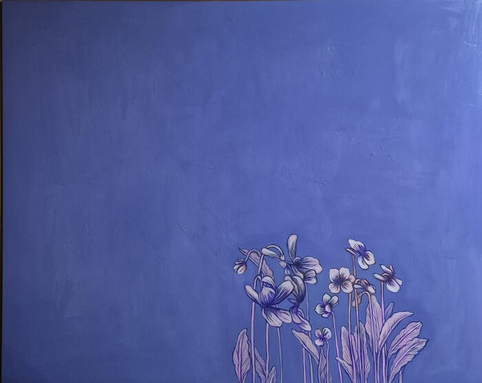 ​박승순 작가- 화가의 공간, 162.0*130.3 (100호), 캔버스에 ,아크릴물감 업사이클링, 종이점토,2024​