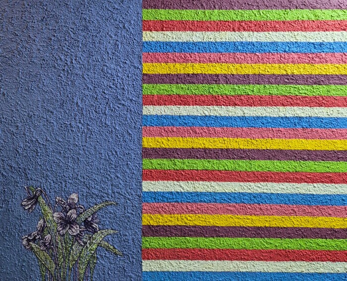 박승순 작가- 방법2024색동, 162.0*130.3 (100호),캔버스에 아크릴물감,업사이클링, 종이점토,2024