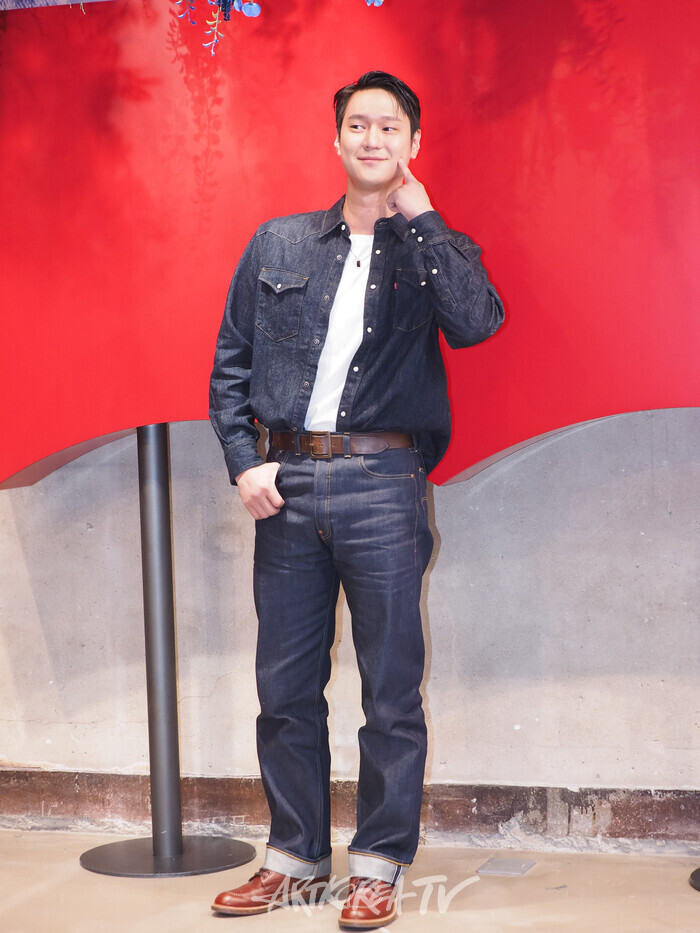 리바이스 성수동 스테이지 35 팝업 스토어 행사 (고경표) 2024.08.22 사진 ⓒ아트코리아방송 이용선 기자​