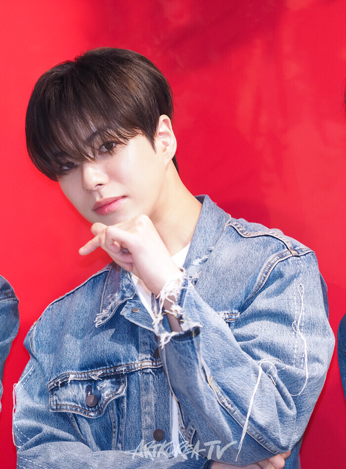 리바이스 성수동 스테이지 35 팝업 스토어 행사 (트레저 재혁,) 2024.08.22 사진 ⓒ아트코리아방송 이용선 기자​