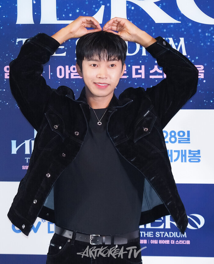 임영웅  영화 '아임 히어로  더 스타디움 (IM HERO THE STADIUM) 언론시사회. 2024.08.22 사진 ⓒ아트코리아방송 이용선 기자​