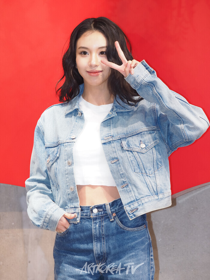 리바이스 성수동 스테이지 35 팝업 스토어 행사 (트와이스 채영) 2024.08.22 사진 ⓒ아트코리아방송 이용선 기자​