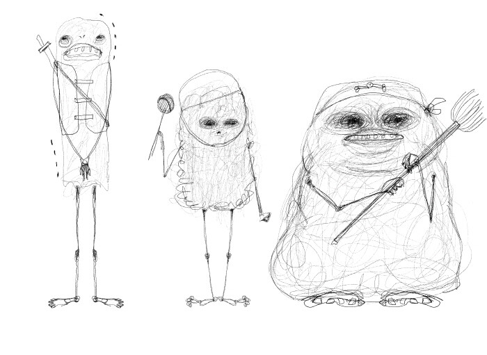 (차오) 모지리 삼인방  The Three Stooges, pigment print, 32 x 32cm, 2023