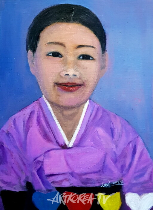 어머니의 미소 33.4x21.2 oil on canvas