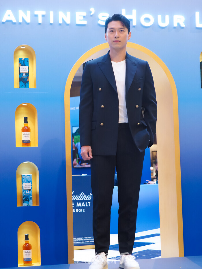 스카치 위스키 발렌타인(Ballentine's) 팝업스토어 '발렌타인 아워 라운지'(Ballentine's Hour Lounge) 행사(배우 현빈) 2024.08.30 사진 ⓒ아트코리아방송 이용선 기자