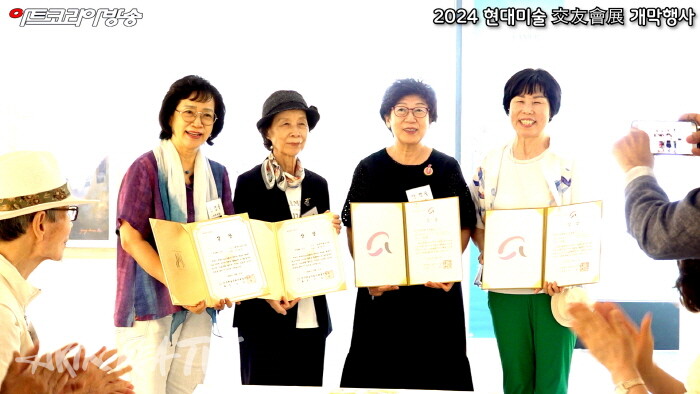 수상자 단체사진