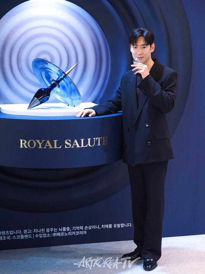 '로얄살루트 타임 챔버 바이 콘래드 쇼크로스' 출시 기념 행사(이제훈). 2024.09.05 사진 ⓒ아트코리아방송 이용선 기자