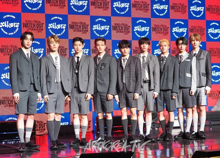 싸이커스(xikers)  미니 4집 '하우스 오브 트리키 : 워치 아웃'(HOUSE OF TRICKY : WATCH OUT) 발매 기념 쇼케이스. 20204.09.05 사진 ⓒ아트코리아방송 이용선 기자