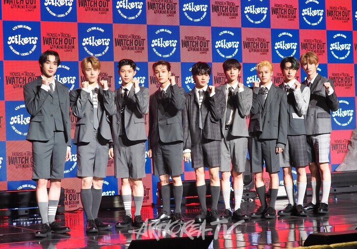 싸이커스(xikers)  미니 4집 '하우스 오브 트리키 : 워치 아웃'(HOUSE OF TRICKY : WATCH OUT) 발매 기념 쇼케이스. 20204.09.05 사진 ⓒ아트코리아방송 이용선 기자