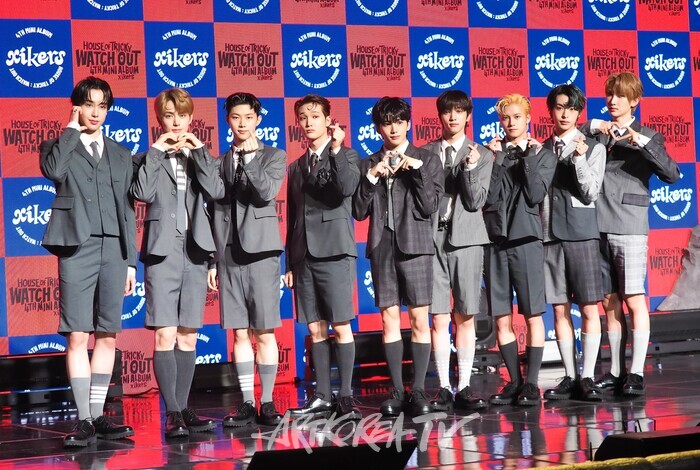 싸이커스(xikers)  미니 4집 '하우스 오브 트리키 : 워치 아웃'(HOUSE OF TRICKY : WATCH OUT) 발매 기념 쇼케이스. 20204.09.05 사진 ⓒ아트코리아방송 이용선 기자