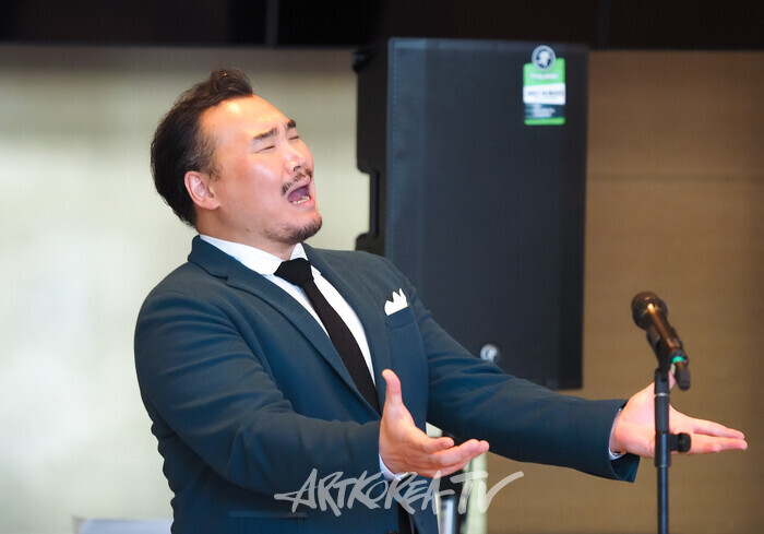 서울시오페라단 오페라 '토스카' 기자간담회(테너 김영우) 2024.08.30 사진 ⓒ아트코리아방송 이용선 기자