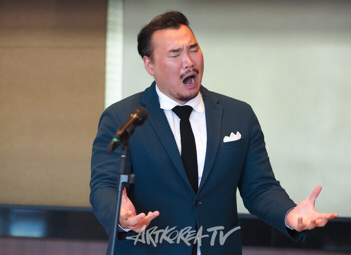 서울시오페라단 오페라 '토스카' 기자간담회(테너 김영우) 2024.08.30 사진 ⓒ아트코리아방송 이용선 기자