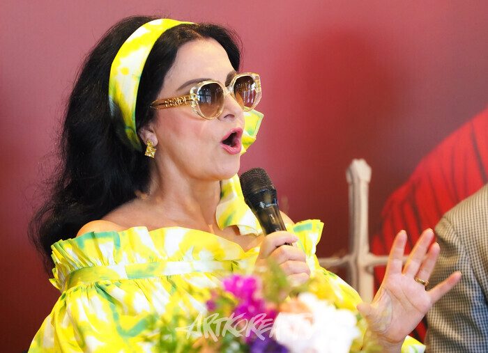 서울시오페라단 오페라 '토스카' 기자간담회(안젤라 게오르규) 2024.08.30 사진 ⓒ아트코리아방송 이용선 기자