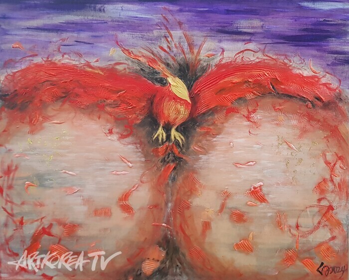 백지상_ Brun _  65.2 x 53.0 _ Acrylic on canavas_2024