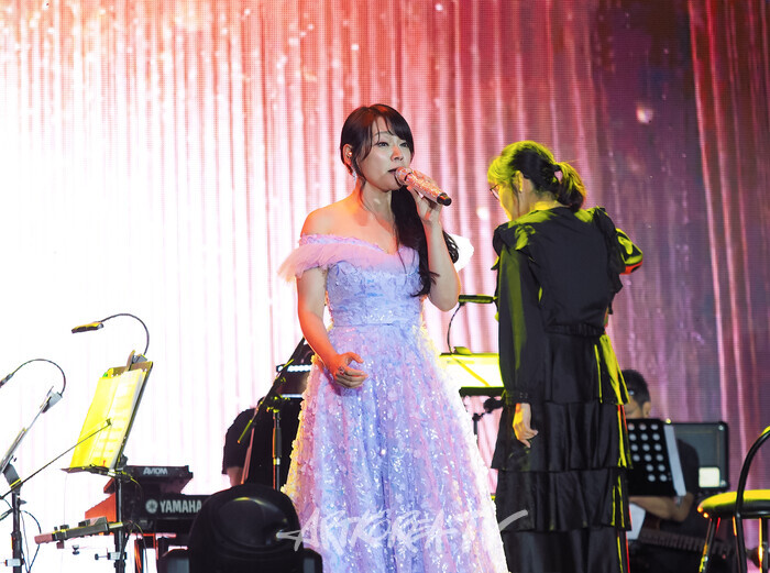 '2024 파주페어_북앤컬처' 개막식(뮤지컬 배우 김소현) 2024.09.06 사진 ⓒ아트코리아방송 이용선 기자