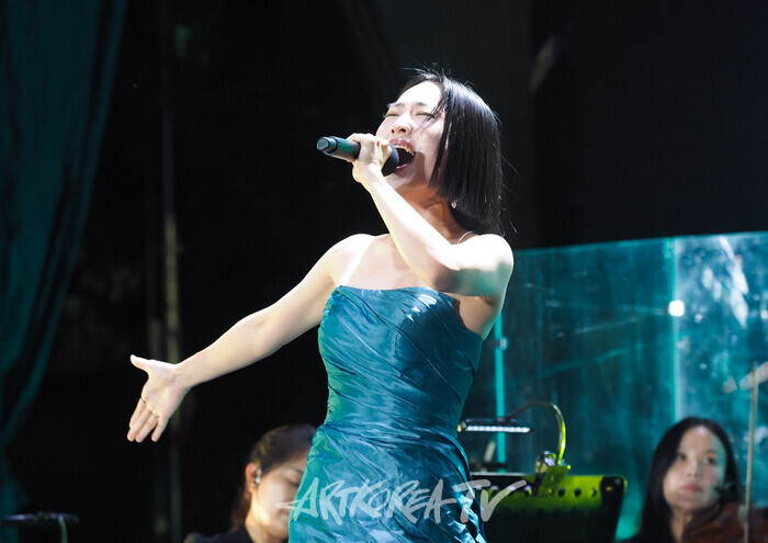 '2024 파주페어_북앤컬처' 개막식(뮤지컬 배우 이아름솔) 2024.09.06 사진 ⓒ아트코리아방송 이용선 기자