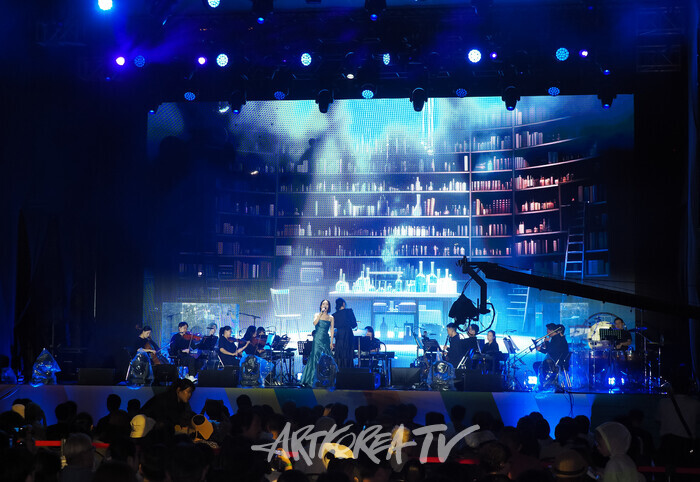 '2024 파주페어_북앤컬처' 개막식(뮤지컬 배우 이아름솔) 2024.09.06 사진 ⓒ아트코리아방송 이용선 기자