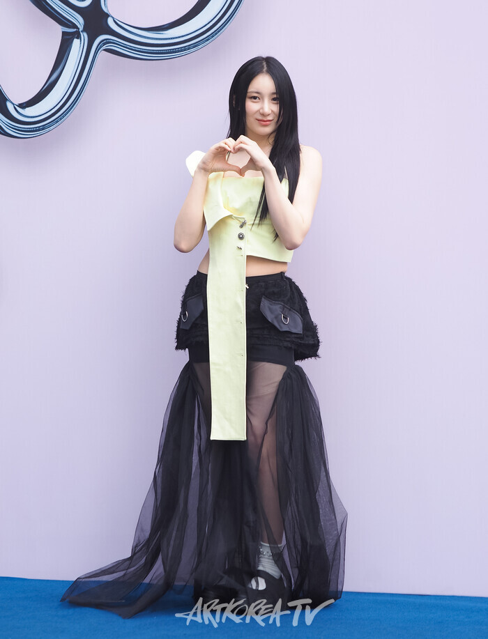 '2025 SS 서울패션위크' 곽현주 디자이너 곽현주 컬렉션 포토월 행사(이채연) 2024.09.07 사진 ⓒ아트코리아방송 이용선 기자