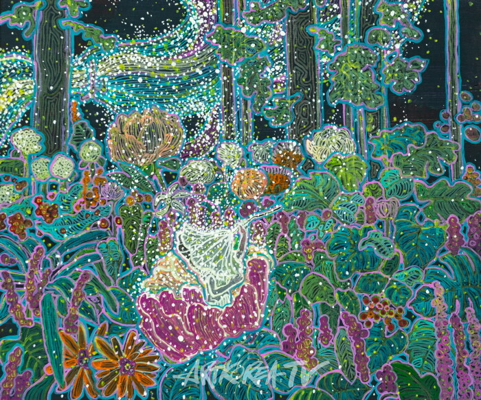 빛이 숨을 쉴 때 0809 oil on canvas 55x46cm 2024