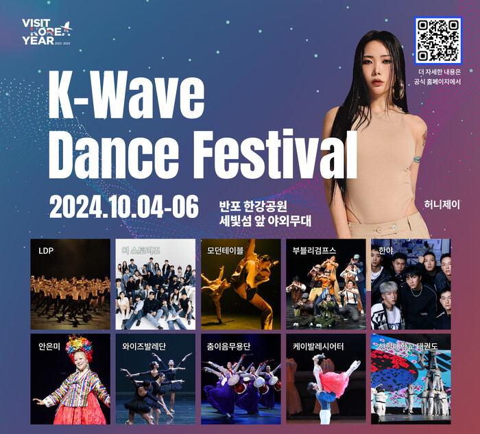 '2024 K-WAVE DANCE FESTIVAL' 주요 라인업. 제공 한국현대무용진흥회