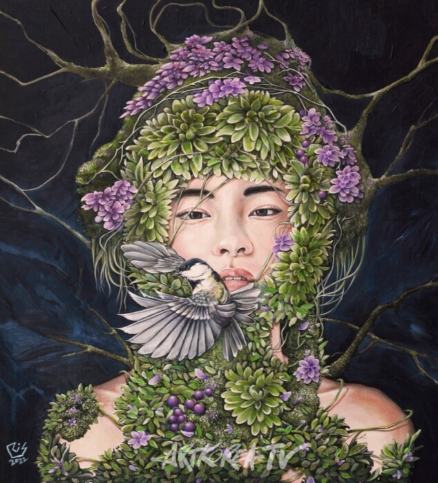 제15회 광주국제미술전람회 '아트광주24'-녹색호흡Acrylic on Canvas