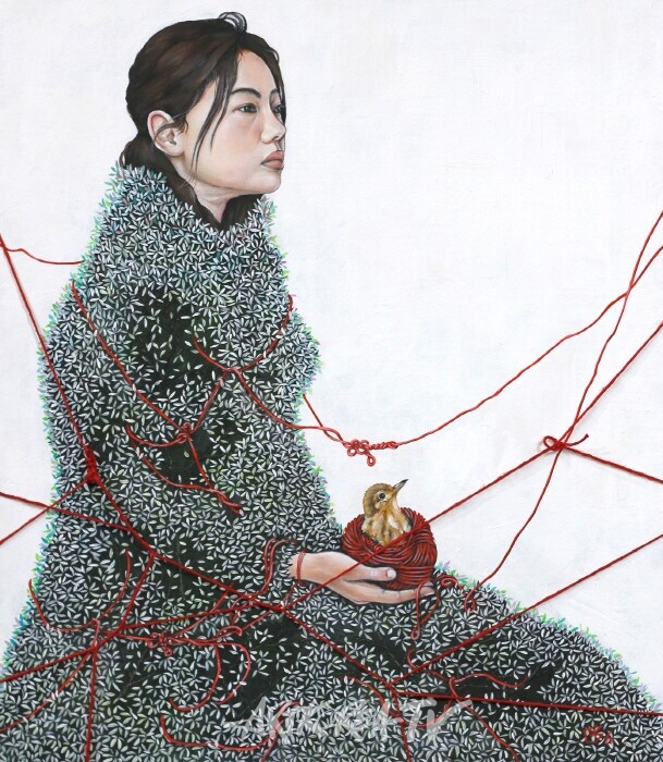 제15회 광주국제미술전람회 '아트광주24'-붉은실7(Red Thread)