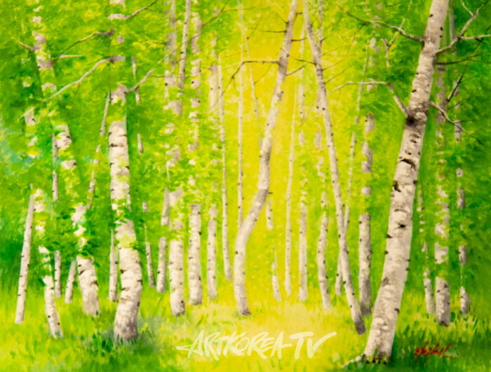 제17회 박락선 개인전 '자작나무-꿈을 찾아서' 전시작품