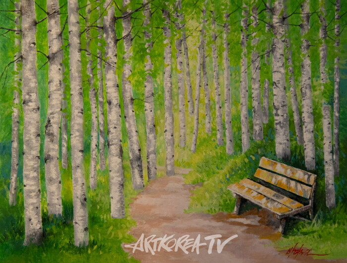 제17회 박락선 개인전 '자작나무-꿈을 찾아서' 전시작품